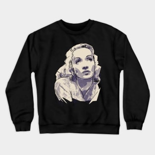 Marlene Dietrich Crewneck Sweatshirt